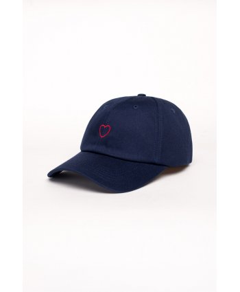 Кепка Dad Hat Heart Nvy - Urban Planet Streetwear