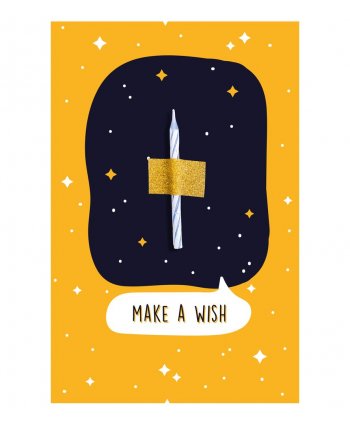 Открытка "Make a wish" - PAPAdesign