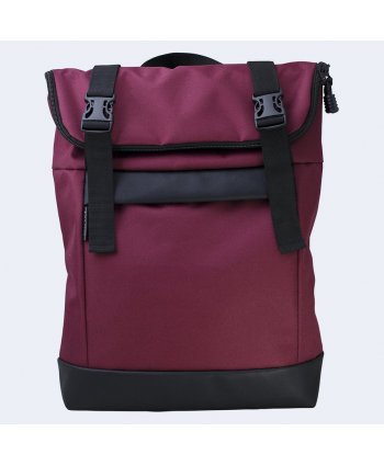 Бордовий рюкзак Rolltop medium - Twins Store