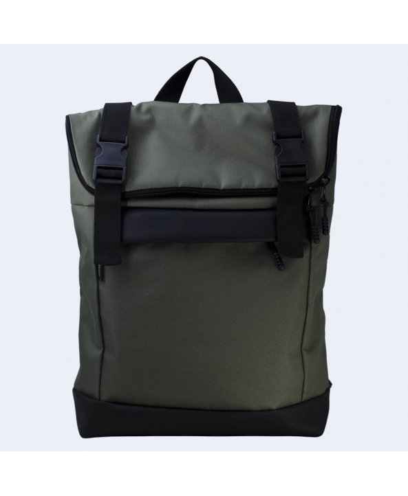 Зеленый рюкзак Rolltop medium - Twins Store