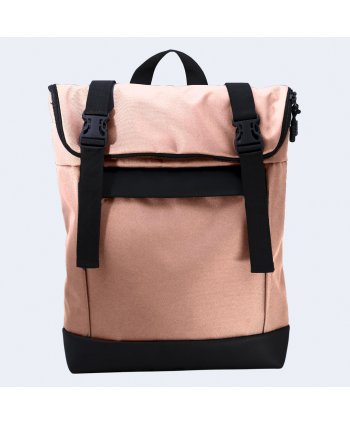 Персиковый рюкзак Rolltop medium - Twins Store