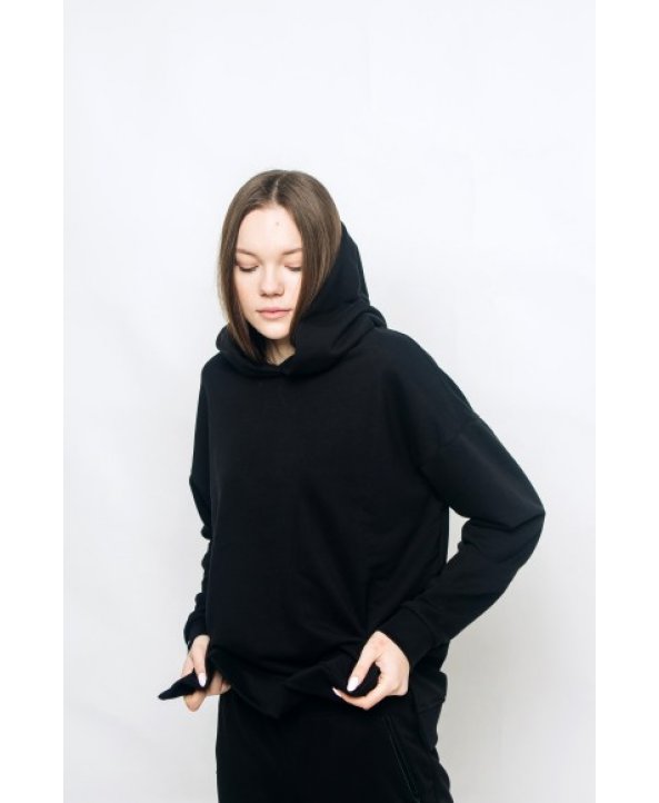 Худі жіноче Ovr Blk - Urban Planet Streetwear