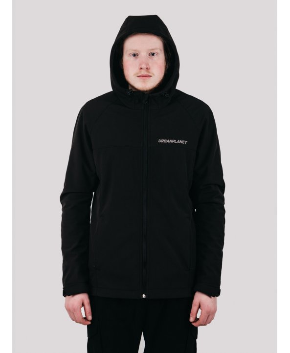 Куртка чоловіча WM7 Softshell Black - Urban Planet Streetwear