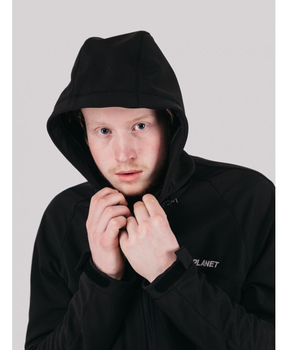 Куртка чоловіча WM7 Softshell Black - Urban Planet Streetwear