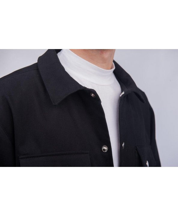 Куртка OVERSHIRT Basic "Black" - LUD