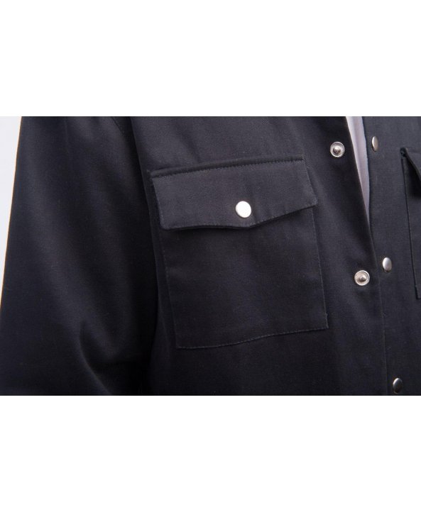 Куртка OVERSHIRT Basic "Black" - LUD