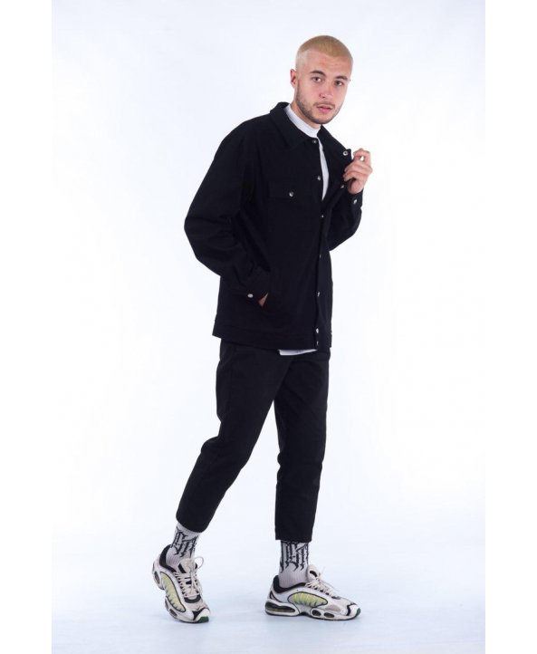 Куртка OVERSHIRT Basic "Black" - LUD