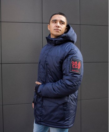 Мужская зимняя куртка Kraft Tactical Navy Blue - Kraft