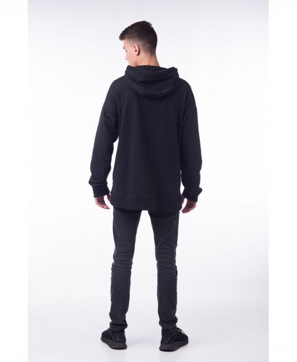 Лонг Худи «Black» oversize - LUD