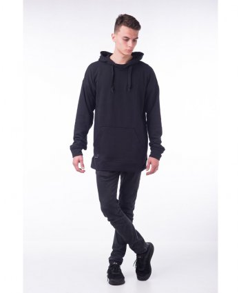 Лонг Худі «Black» oversize - LUD