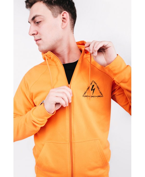 Толстовка чоловіча Danger Hood Or - Urban Planet Streetwear