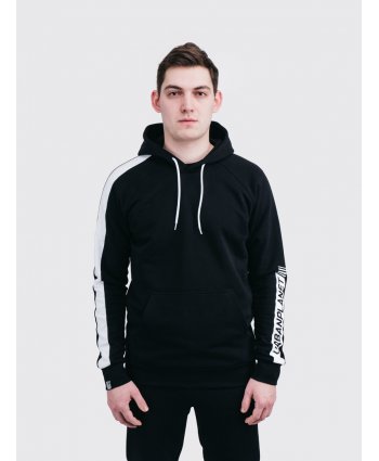 Толстовка чоловіча Hood Lamp BW - Urban Planet Streetwear