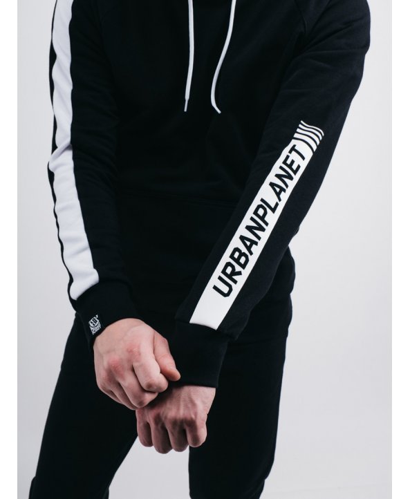 Толстовка чоловіча Hood Lamp BW - Urban Planet Streetwear