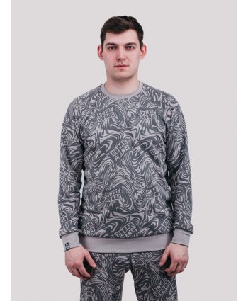 Свитшот Splash Grey - Urban Planet Streetwear