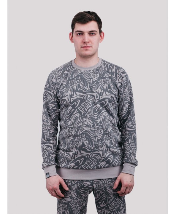 Світшот Splash Grey - Urban Planet Streetwear