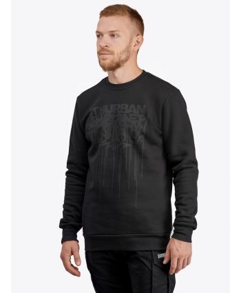 Свитшот утепленный Drips All Black - Urban Planet Streetwear