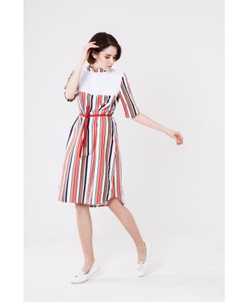 Платье Striped Dress Mlt - EasyEasy