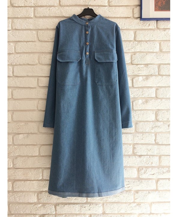 Платье Denim Dress - EasyEasy